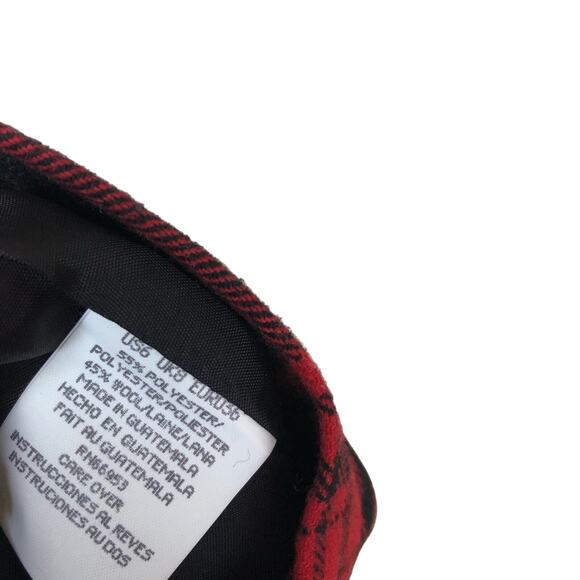 Vintage Mini Skirt Sz 6 Plaid Red Black Dark Academia Mall Goth A Line 90s - Picture 7 of 10